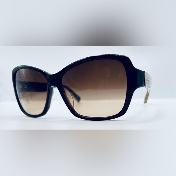 Coach Sandra Brown Oval Sunglasses Frames Only - Picture 2 of 8